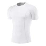 Men's Half Sleeve Compression T-Shirt White