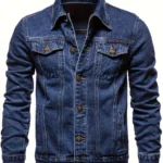 Front Button Long Sleeve Pocket Casual Simple