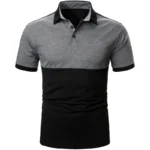 Grey Black Polo Shirt