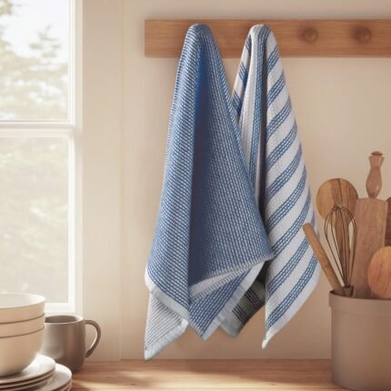 Custom kitchen towels manufacturer bulk cotton embroidered kitchen towels wholesale supplier