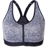 Reversible Padded Zip Closure Sports Bra