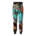 Sublimated Oil Paint Design Jogger Pants