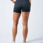 High Waisted Black Rio Shorts